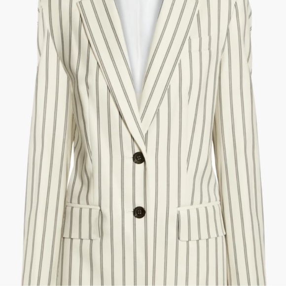 Tibi Levi Pinstripe Blazer - Picture 1 of 5